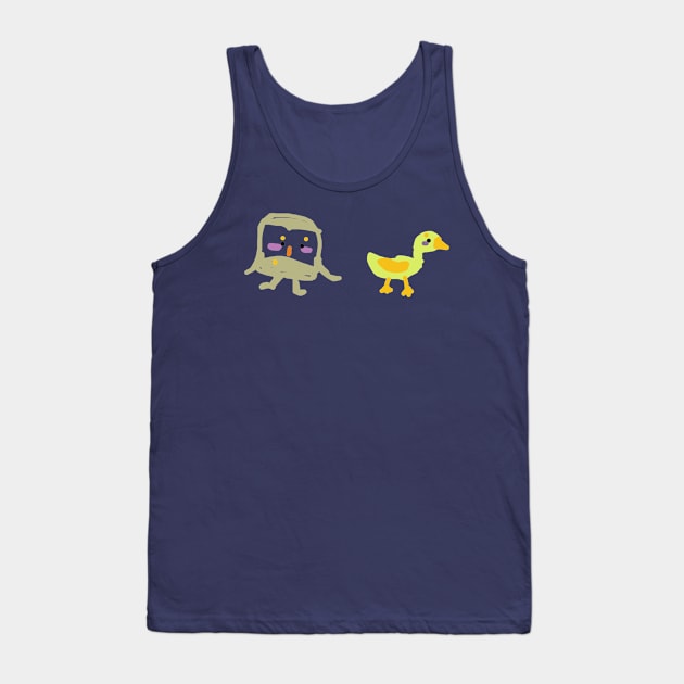 painting duck Tank Top by topikproyek